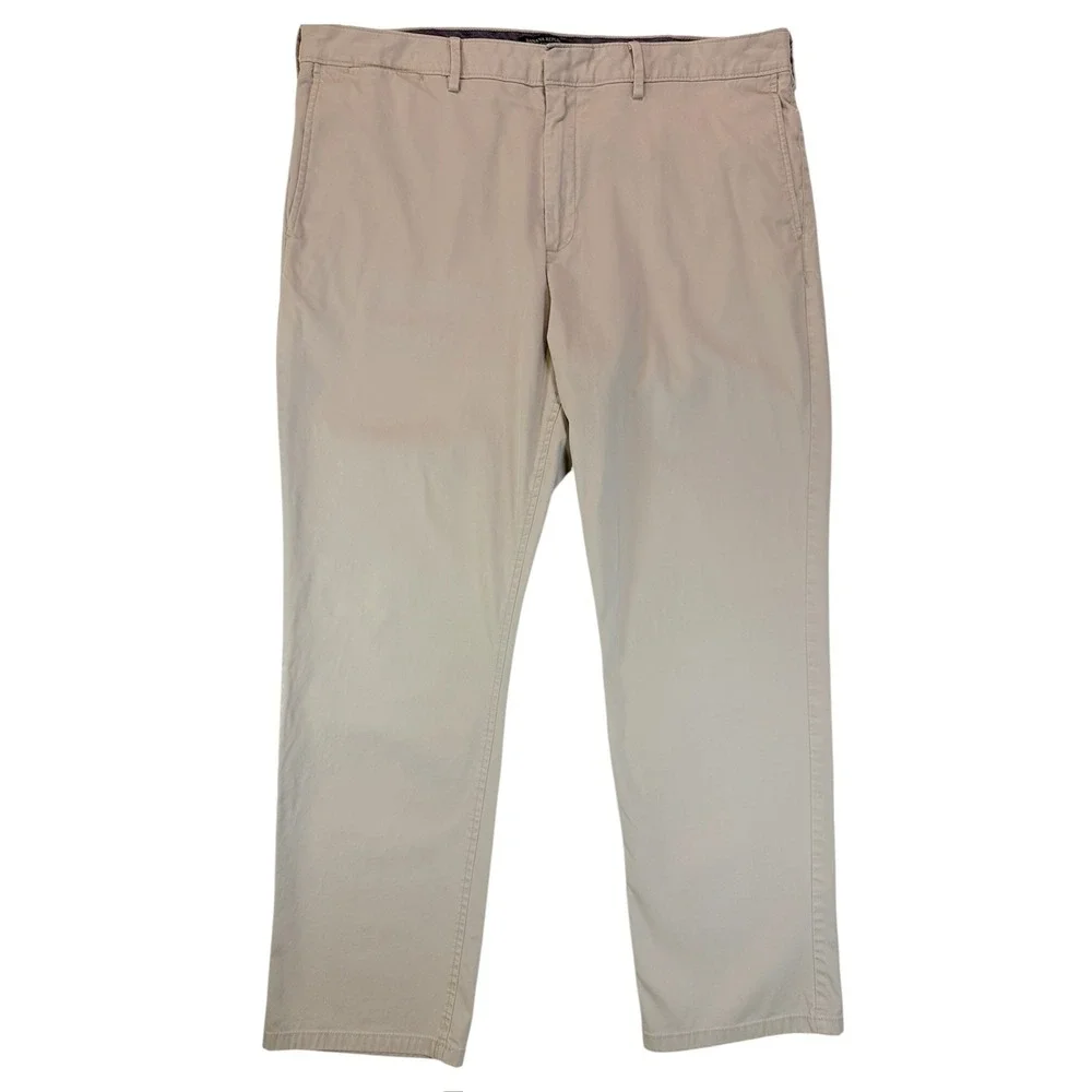 Banana‎ Republic Fulton Chino Pants Mens 40x32 Khaki Tan Stretch Slim Fit